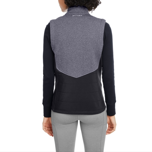Spyder Gray Zip-Up fleece vest - Picture 2 of 14